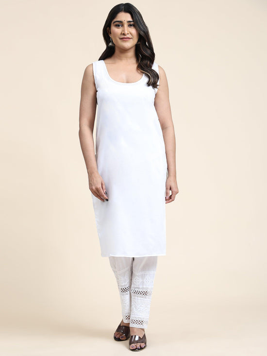 Buy Premium White Straight Kurti With Heavy Embroidery Work,women Ethnic  Traditional Outfit,festive Suit,indian Wedding Kurta,pakistani Nikkah  Online in India - Etsy